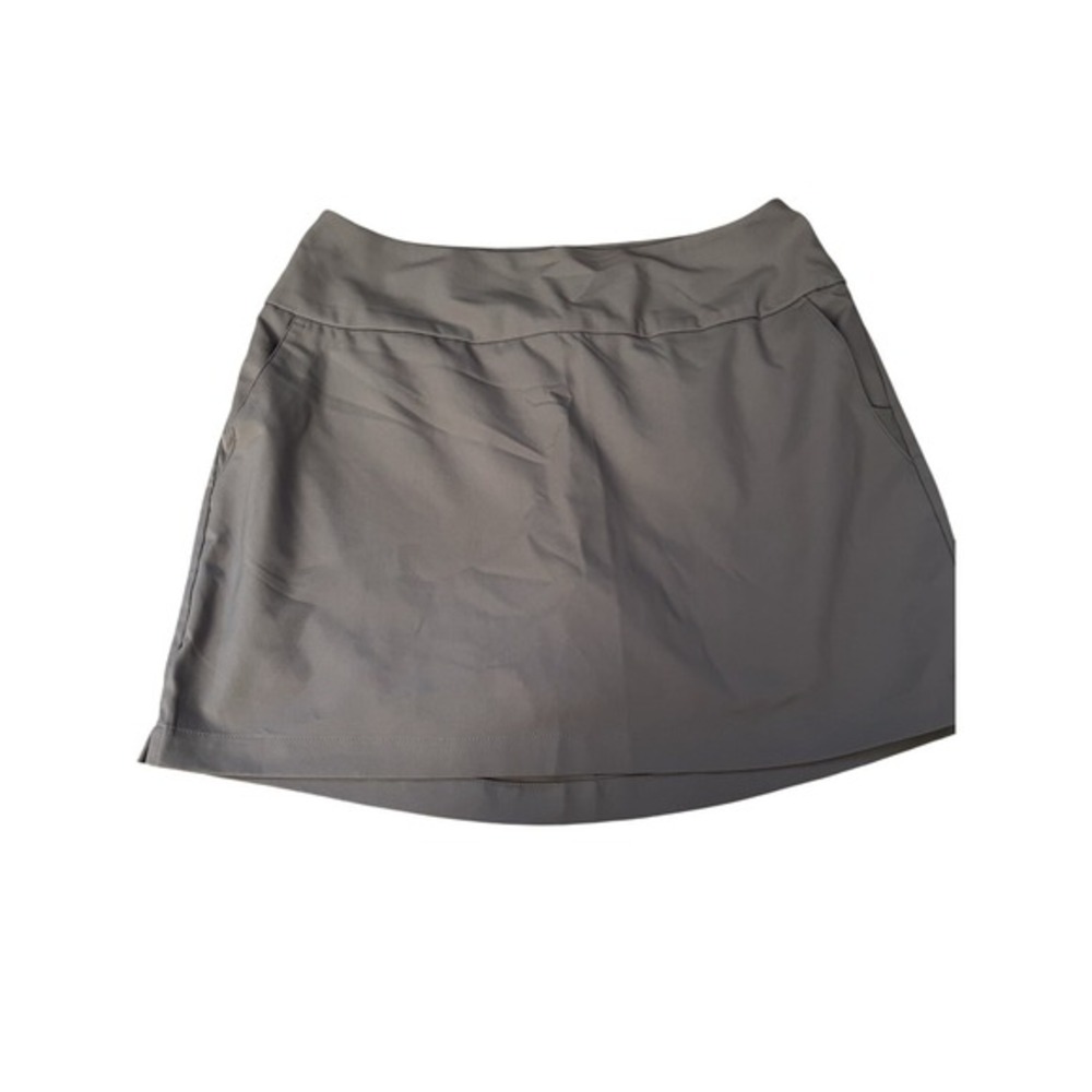Adidas Womens Grey Golf Skort Performance Athletic Skirt Size Medium
